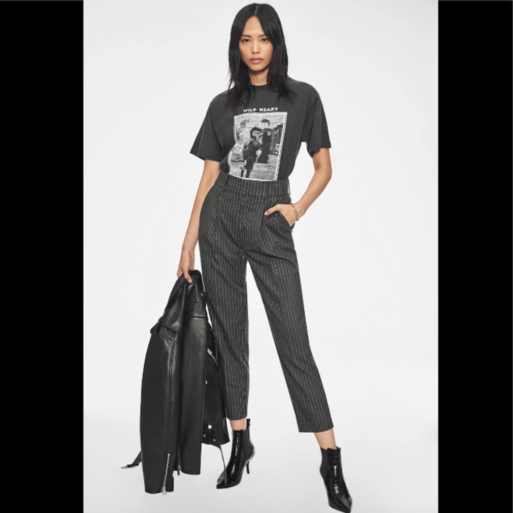 NWT Anine Bing Georgie Mohawk tee